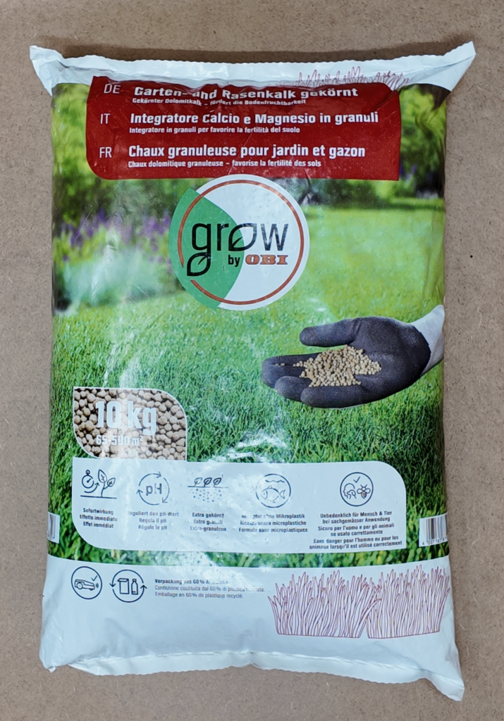 Zutat für die Living-Soil-Mischung: Rasenkalk